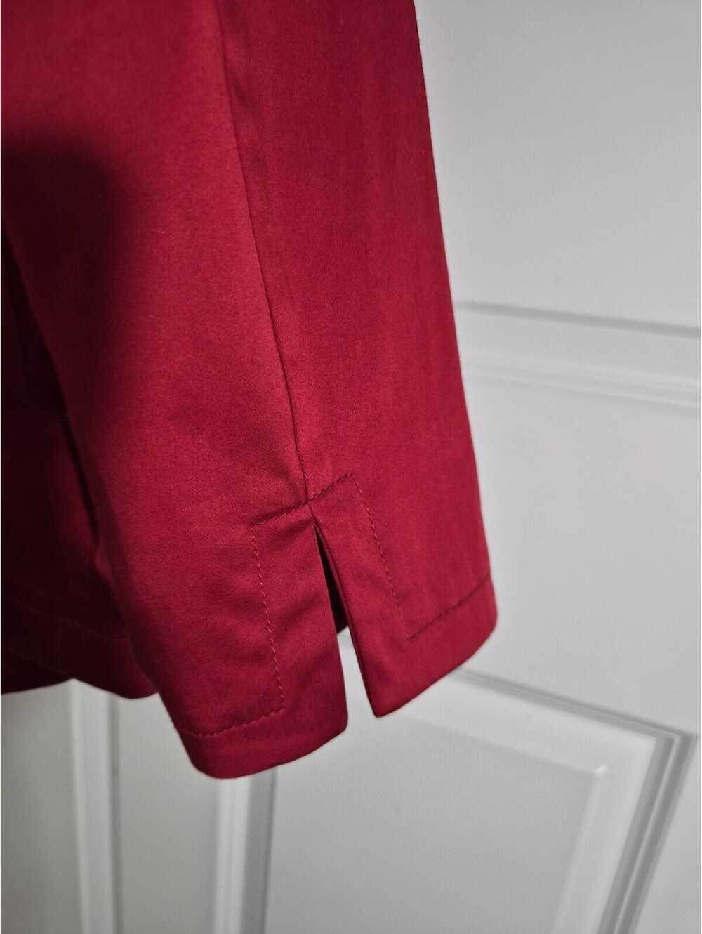 White House Black Market Red Military Jacket Blazer Size 6 - Picture 12 of 13